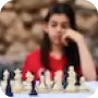 Girl Playing Chess Image